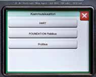 Jotta näitä laitteita voidaan kalibroida ja konfiguroida tarvitaan joko kommunikaattori tai konfigurointiohjelmisto.