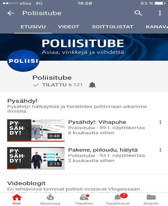 Poliisitube poliisilauri Asiaa, vinkkejä