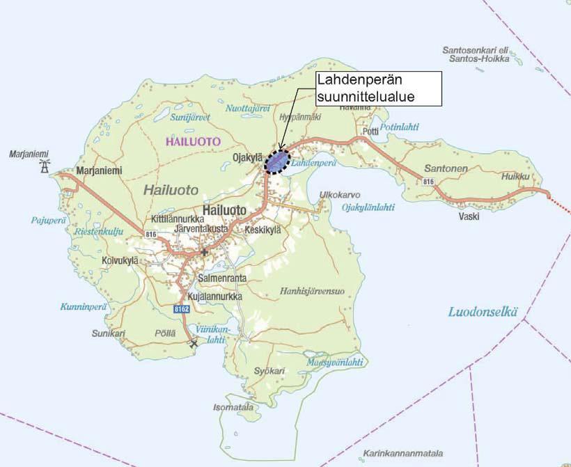 7 8. Hailuodon ja Oulun merialueen osayleiskaava (vireillä) Merialueen osayleiskaava Tiehallinnon Oulun tiepiiri, Oulun seutu, Hailuodon ja Oulunsalon kunnat sekä Metsähallituksen Laatumaa aloittivat