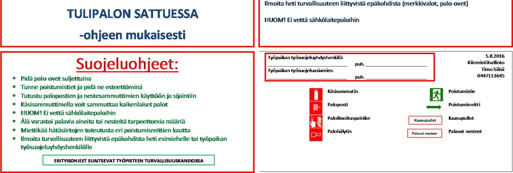 a) kartta ja