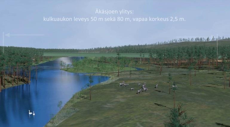 27 / 36 6.4 Kuljettimen maisemavaikutukset Noin 9 kilometriä pitkä kuljetin on maastossa uusi, laajan alueen lähimaisemassa näkyvä elementti.