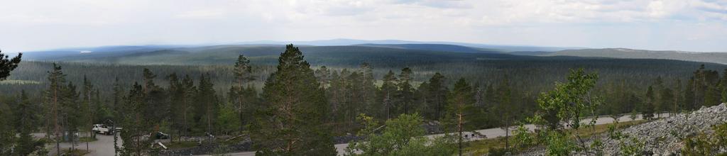 Maisematie RIKASTAMO Process plant SIVUKIVIALUE Waste rock dump area PINTAMAIDEN LÄJITYSALUE Overburden area RIKASTUSHIEKKA-ALUE TMF Area 15.