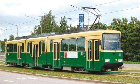 Raitiovaunut kiersivät Läntisen Brahenkadun, Porvoonkadun, Viipurinkadun, Nordenskiöldinkadun ja Mannerheimintien kautta.