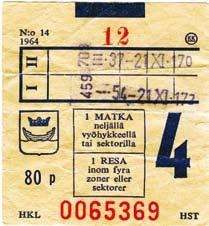 Reitillä oli linjatunnus 73, mutta yleensä linjainformaatio busseissa hoidettiin rannasta kertovalla tekstillä. Tämä kesälinja liikennöi sitten tässä muodossaan vuoteen 1965 asti.