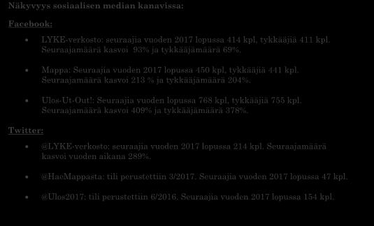 Vaikuttamisyhteistyö Vaikuttamistyötä tehtiin aktiivisessa yhteistyössä muiden ympäristökasvatusalan järjestöjen kanssa, yhteistyöfoorumina toimi erityisesti ympäristö- ja opetusalan järjestöjen