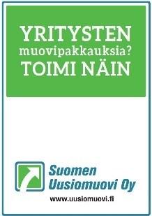 Selvyyden vuksi tdetaan, että vain tyhjiä ja puhtaita muvipakkauksia vidaan turvallisesti kierrättää.