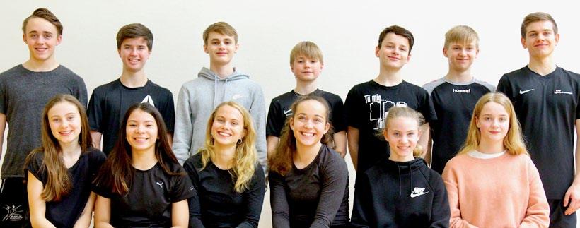 For five team members this is their first year at junior level.