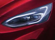 FORD FOCUS Värit ja verhoilut Parempi näkyvyys muita häikäisemättä Täysin uuden Focuksen mukautuvat LED-ajovalot parantavat näkyvyyttä monissa ajotilanteissa automaattisesti nopeuden, ohjauspyörän
