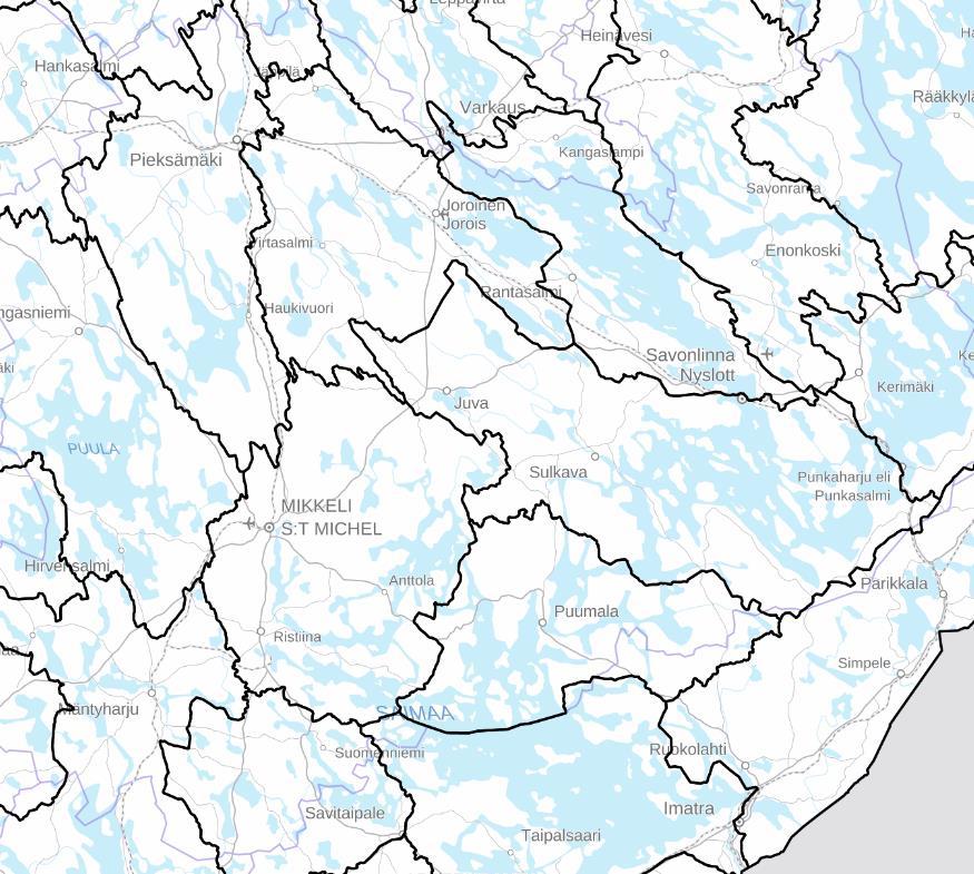 Kalatalousalueiden rajat karttapalvelussa ja hyödynnettävissä palvelujen kehittämisessä Yhteistyöryhmien esitykset, lausunnot ja ELY-keskusten päätökset sekä rajojen karttapalvelu: www.ely-keskus.