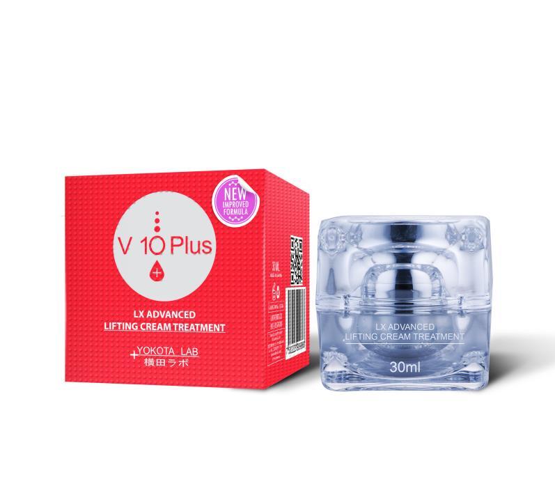 Uudistunut ja entistä tehokkaampi V 10 Plus LX Advanced Lifting Cream Treatment Tehovoide joka pitää ihon pehmeänä, kiinteänä ja heleänä.