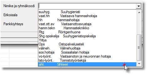 7 / 36 3. HENKILÖKUNTATIETOJEN MUUTOKSET Henkilökuntatietoihin on tullut pieniä lisäyksiä. 3.1.