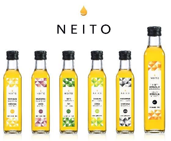 Täysin kotimaisen Neito-rypsiöljyn uusi