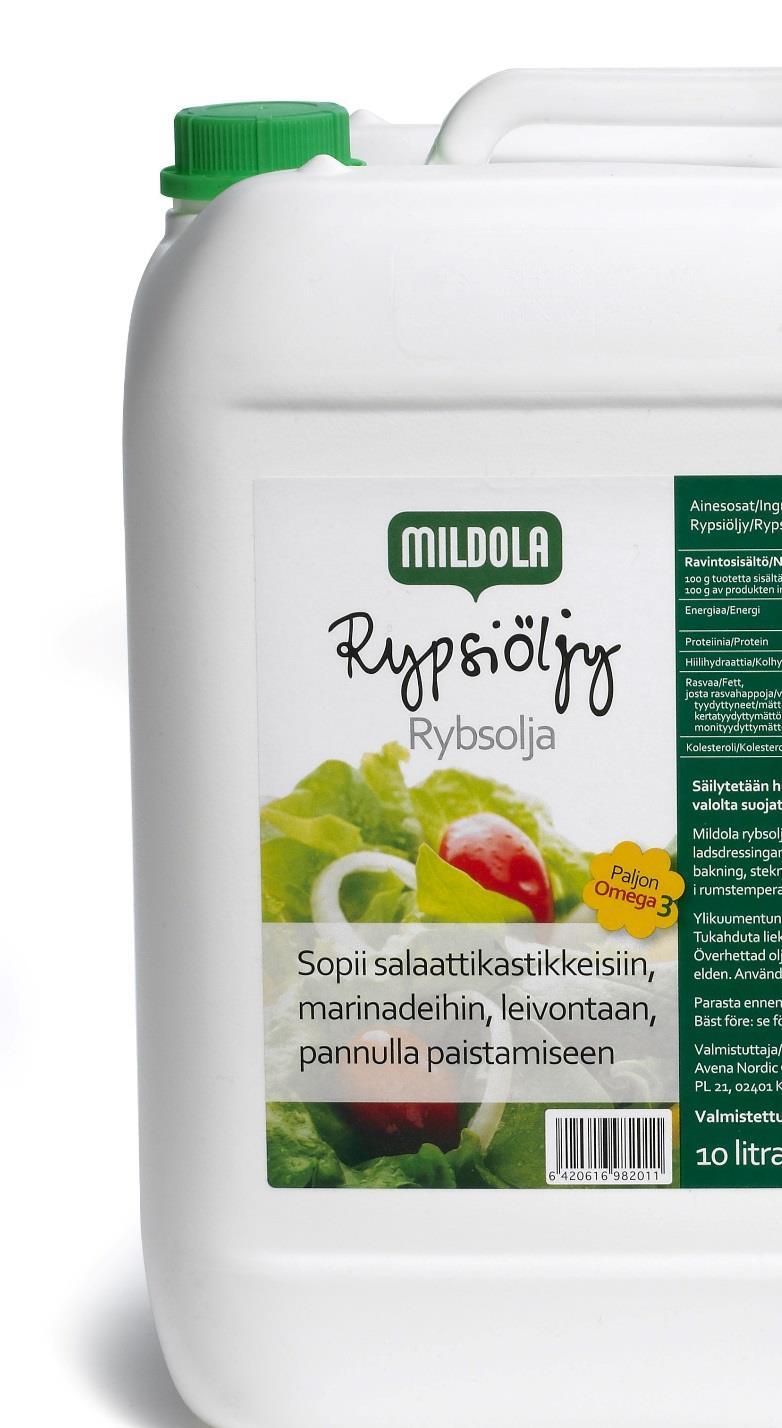 Vilja- ja öljykasviliiketoiminta Vilja-, öljykasvi- ja rehuraaka-ainekauppa Avena käy vilja-, öljykasvi- ja