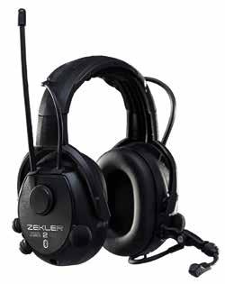 Kuulonsuojaimet Kuulonsuojain Zekler 412RDB + 412RDBH Kuulonsuojain, joka mahdollistaa selkeän kommunikoinnin vaativissakin olosuhteissa.