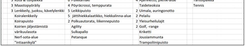 kiipeilykivi ja pihashakki.