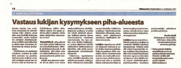 vuosikerran kaksi numeroa vuodessa ilmestyvän Kiinteistöviesti -lehden.