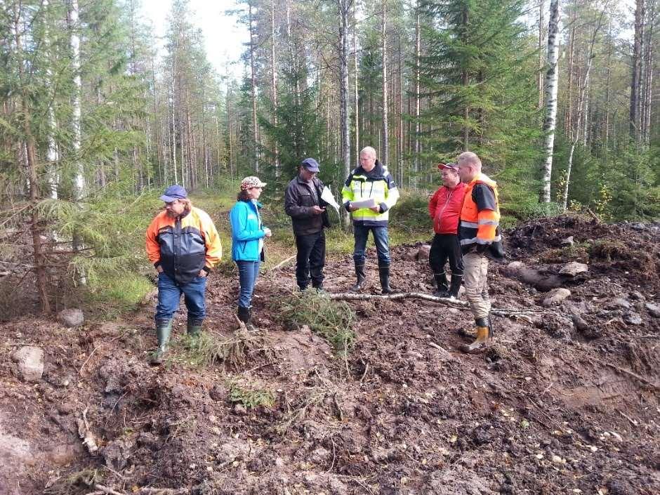 18: Vesiensuojelusta huolehditaan kunnostusojitus- ja mätästyskohteilla KMY:n vuosiauditoinnit vuonna 2017 (poikkeama kahdella alueella): - Riittäviä vesiensuojelutoimenpiteitä ei ole kattavasti