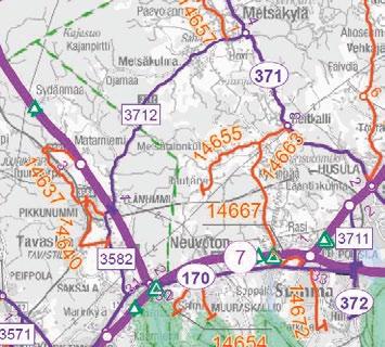 7.3 Liikenne 7.3.1 Tieliikenne Taulukko 7-1. Rakennusten lukumäärä suunnittelualueella ja sen läheisyydessä (lähde: Maanmittauslaitoksen maastotietokanta).