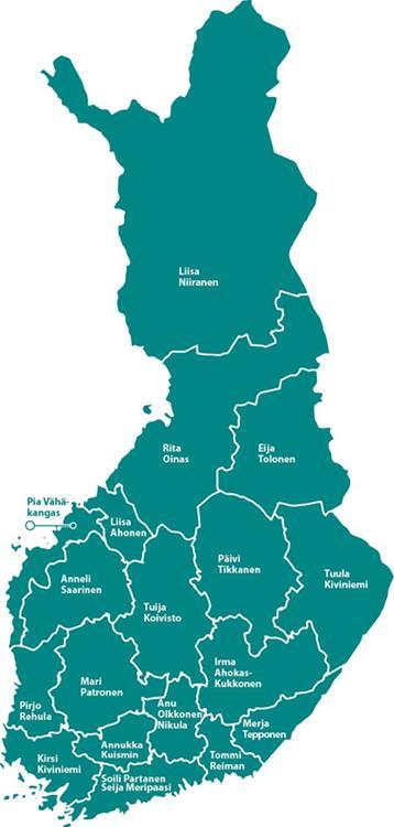 Muutosagentin tehtävät alueellisen iäkkäiden yhteen sovitetun palvelukokonaisuuden rakentaminen ja juurruttaminen muutoksen johtaminen maakunnan toimijoiden muutokseen innostaminen & motivointi