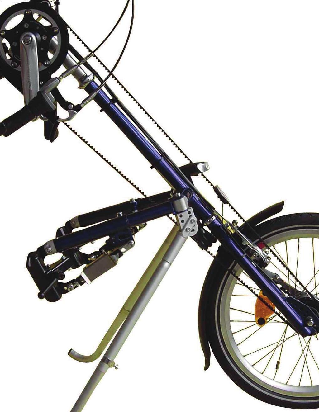 KÄSIPOLKUPYÖRÄ STRICKER CITY Stricker City on pyörätuoliin liitettävä 7-, 8- tai 11-vaihteinen käsipolkupyörä, joka on helppo kiinnittää lähes jokaisen pyörätuolin eteen riippumatta runkoputken