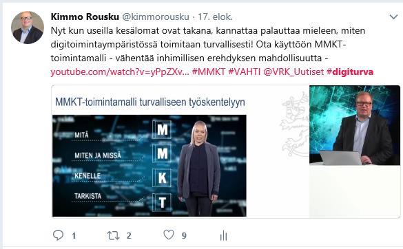 fi/live/kesavahti Tätä kautta voi esittää myös kysymyksiä ja palautetta