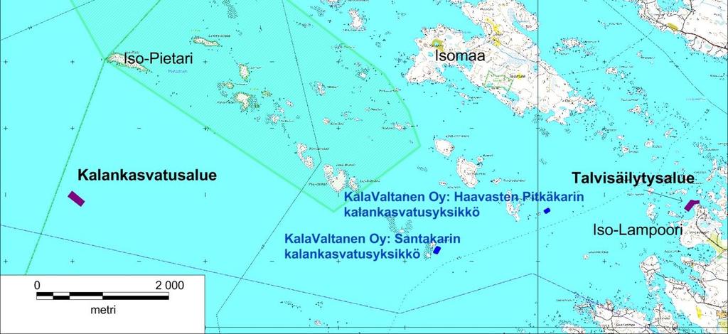 Offshore Fish Finland Oy:lla on voimassa oleva vuokrasopimus vesialueeseen (liite 4).