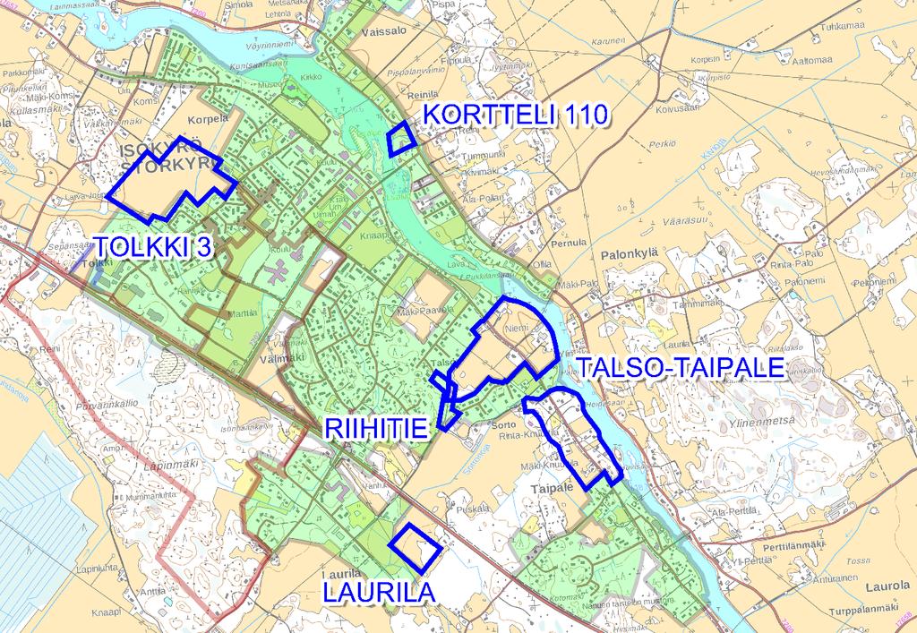 Kaavoituskatsaus 16 (17) 5 KAAVOITUSOHJELMA VUOSILLE 2018-2020 Vuosien 2018-2020 aikana on tarkoitus jatkaa vireillä olevia asemakaavahankkeita ja saattaa ne kunnanvaltuuston hyväksytettäväksi.