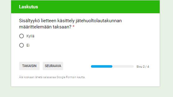 LIITE 1 Sako- ja umpikaivolietteen keräys