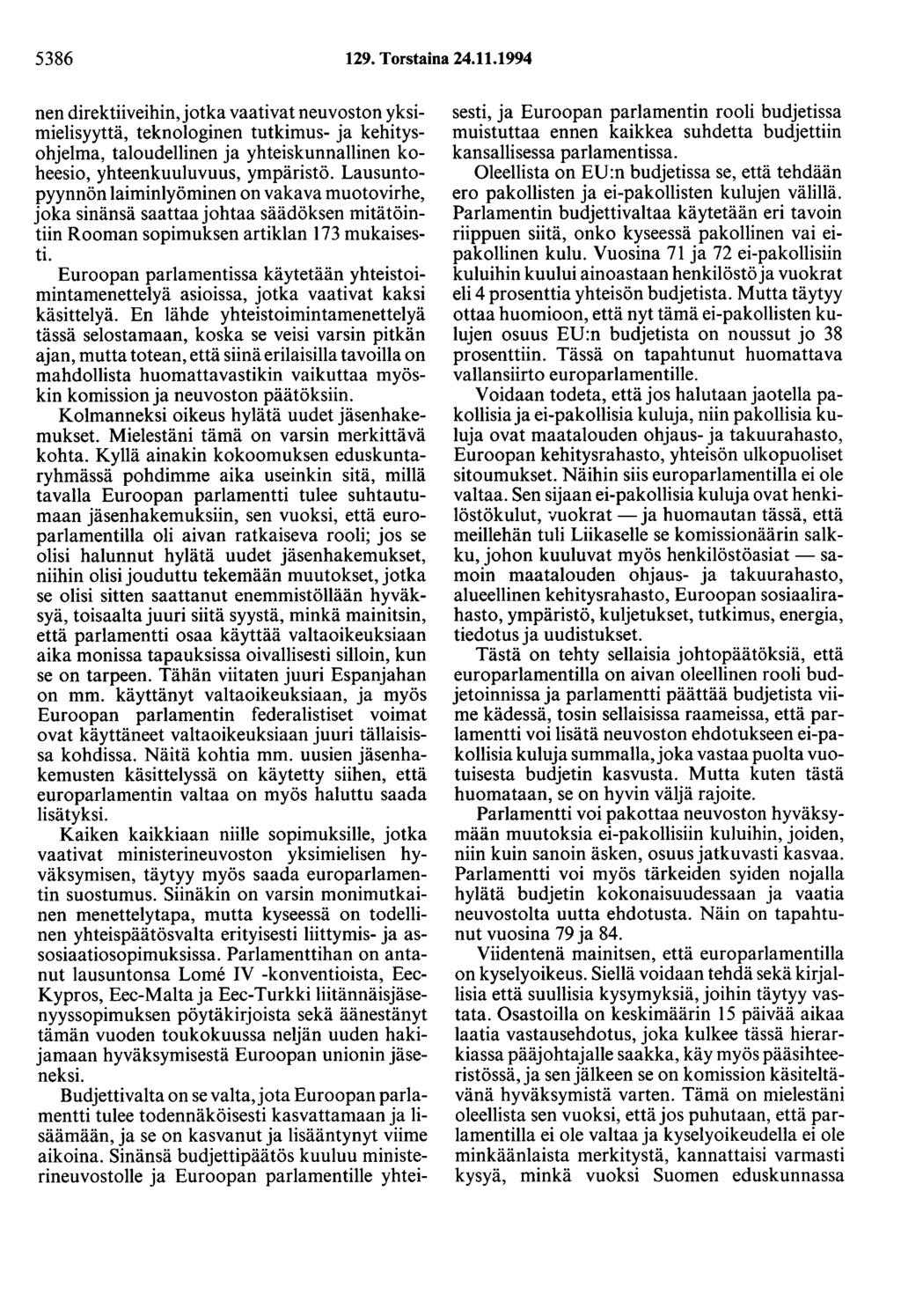 5386 129. Torstaina 24.11.