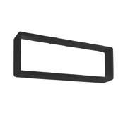 SLX/ELX 24 suojus Designsuojus ELX ja SLXsarjoille Kotelon väri musta, RAL 9004 Soveltuu 24rakenteelle Tekniset tiedot Asennustapa: Pintaasennus, Kattoasennus, Seinäasennus Paino: 92 g Väri: musta,
