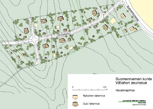 Ton en mitoituksessa on pyri y väljyyteen ja viihtyisyyteen. Omako ton n hinta on 2,20 / m². Tarkemmat edot tonteista löydät osoi eesta www.suomenniemi.