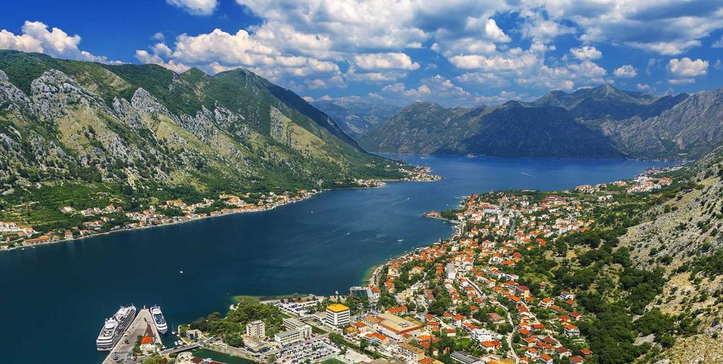 Montenegro unelma Adrianmeren vuoristossa Näe jylhiä vuoristoja, upeita
