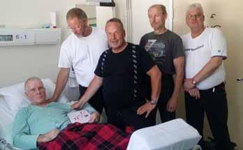 rauhanturvaajaveteraanien moottoripyörätapaamiseen. Tuolloin jäsenemme, Eero Tähkänen, joutui vakavaan onnettomuuteen.