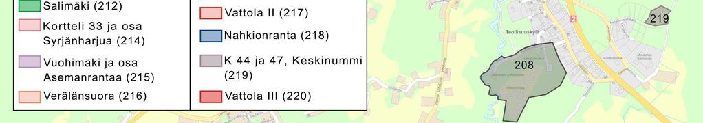 kaupungin verkkosivuille. 3. VIREILLÄ OLEVAT ASEMAKAAVAHANKKEET Kuva 3.