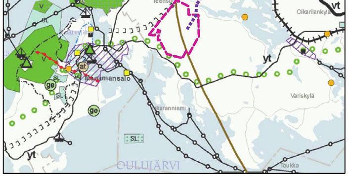 Koillisessa noin 650 metrin etäisyydellä on voimassa Kivesjärven rantaosayleiskaava (Paltamon kunnanvaltuusto hyväksynyt 15.12.2005).