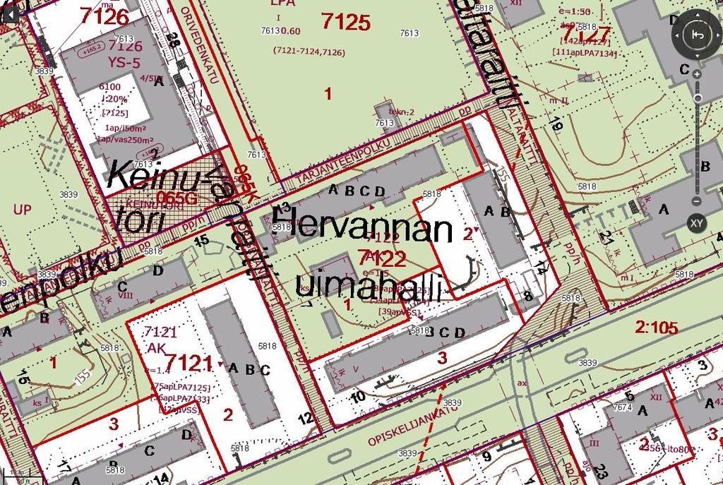 Sivu 9/17 4.2 TONTTI / POHJATUTKIMUKSET Uimahalli on kallioluolassa, hanke ei edellytä pohjatutkimusten tekemistä. 4.3 KIINTEISTÖSTRATEGIA Tampereen kaupungin strategian keskeisenä tavoitteena on toimia kokonaisvastuullisesti ja varmistaa edullinen ja häiriötön toiminta kaikissa olosuhteissa.