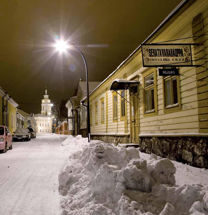 Talvitunnelmaa Haminasta.