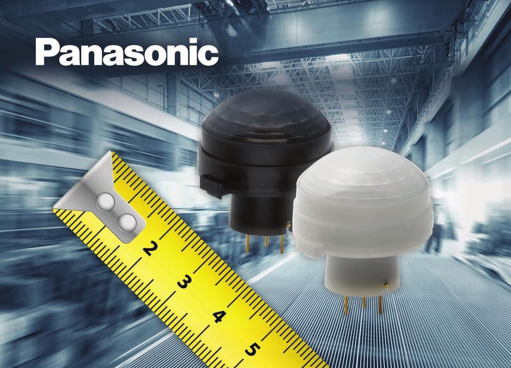 Suuritiheyksinen pitkän etäisyyden PIR-liiketunnistin Panasonicin uusi passiivinen infrapunatunnistin vakuuttaa uskomattoman pienellä optiikallaan ja 17 metrin maksimiasennuskorkeudellaan, jossa