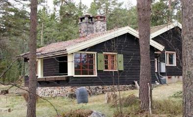 Kuva 32. Kabeluddenin huvila (kiinteistöllä 49-449-1-994) (kuva: Bergö Stora Bodö Fridheminkallio Osayleiskaavan selostus. 31.5.