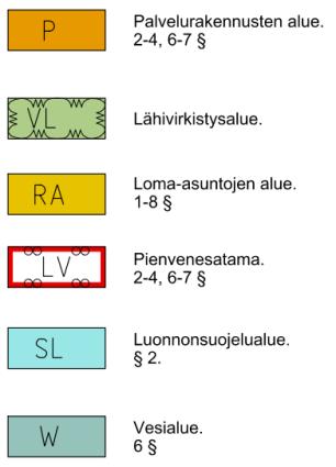 alueesta on tehty kaksi vaihtoehtoista