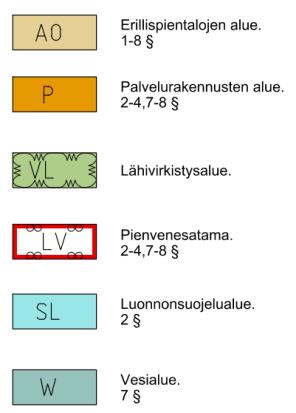 osayleiskaavaehdotukset (vaihtoehto A,