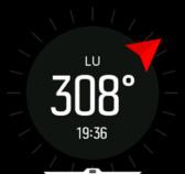 3.8. Kompassi Suunto Spartan Ultra sisältää digitaalisen kompassin, jonka avulla käyttäjä voi määrittää asemansa magneettisen pohjoisnavan suhteen.