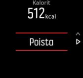 tavoitekeston asettaminen), voit säätää niitä ennen tallennuksen aloittamista pyyhkäisemällä ylös tai painamalla alapainiketta.