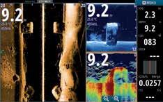 Leading Edge -luotauksen alue Rungon läpi asennettava TotalScan-kaikuanturi, keskikorkea/korkea taajuus 000-14257-001 Rungon läpi asennettava TotalScan-kaikuanturi, matala/korkea taajuus