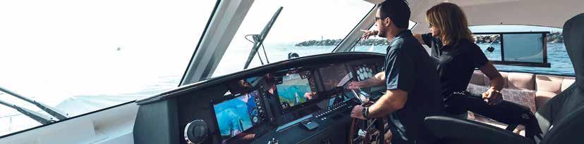 GLASS BRIDGE NAVIGOINTIJÄRJESTELMÄT NSO EVO3 Täydennä unelmavenettäsi lyömättömällä NSO evo3 -navigointijärjestelmällä.