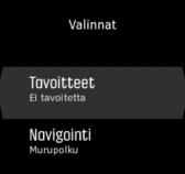 Kun olet lopettanut tallentamisen, sinulta kysytään, miltä harjoittelu tuntui. Voit vastata tai ohittaa kysymyksen. (Katso 3.12.