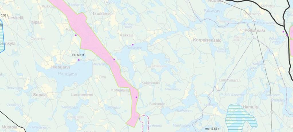 Selostusosa, 24.5.2018 4 1 PERUSTIEDOT 1.1 Suunnittelutilanne 1.11 Maakuntakaava Ympäristöministeriö on vahvistanut 4.10.2010 Etelä-Savon maakuntakaavan.