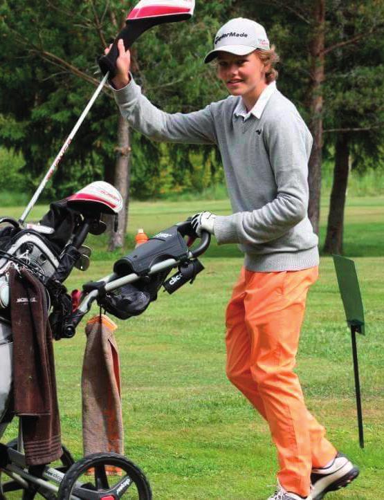 JUNIORIKAPTEENIN PUHEENVUORO Morjes kaikki! Nimeni on Julius Tapiovaara, olen 16-vuotias ja toimin Rauma Golfin juniorikapteenina.