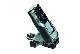 The pedestal can be used with or without a shoulder strap.