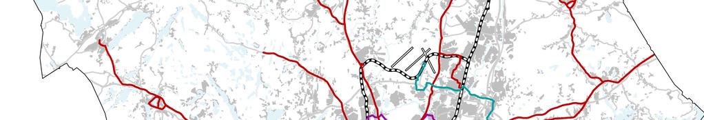 Bussien runkolinjat ja keskeiset seudulliset yhteydet muodostavat yhdessä raideliikenteen kanssa liikennejärjestelmän selkärangan.